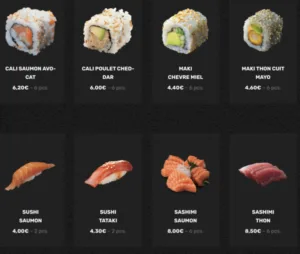 Cisushis Auriol : commande et livraison de sushis frais
